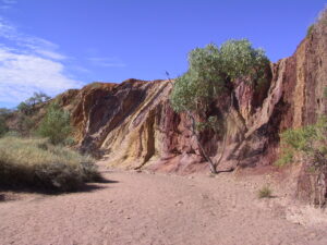 Ochre pits, West MacDonnell Ranges