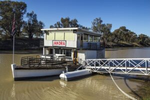 Jandra paddle steamer on the Darling River at Bourke