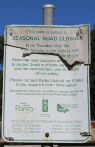 Seasonal road closures